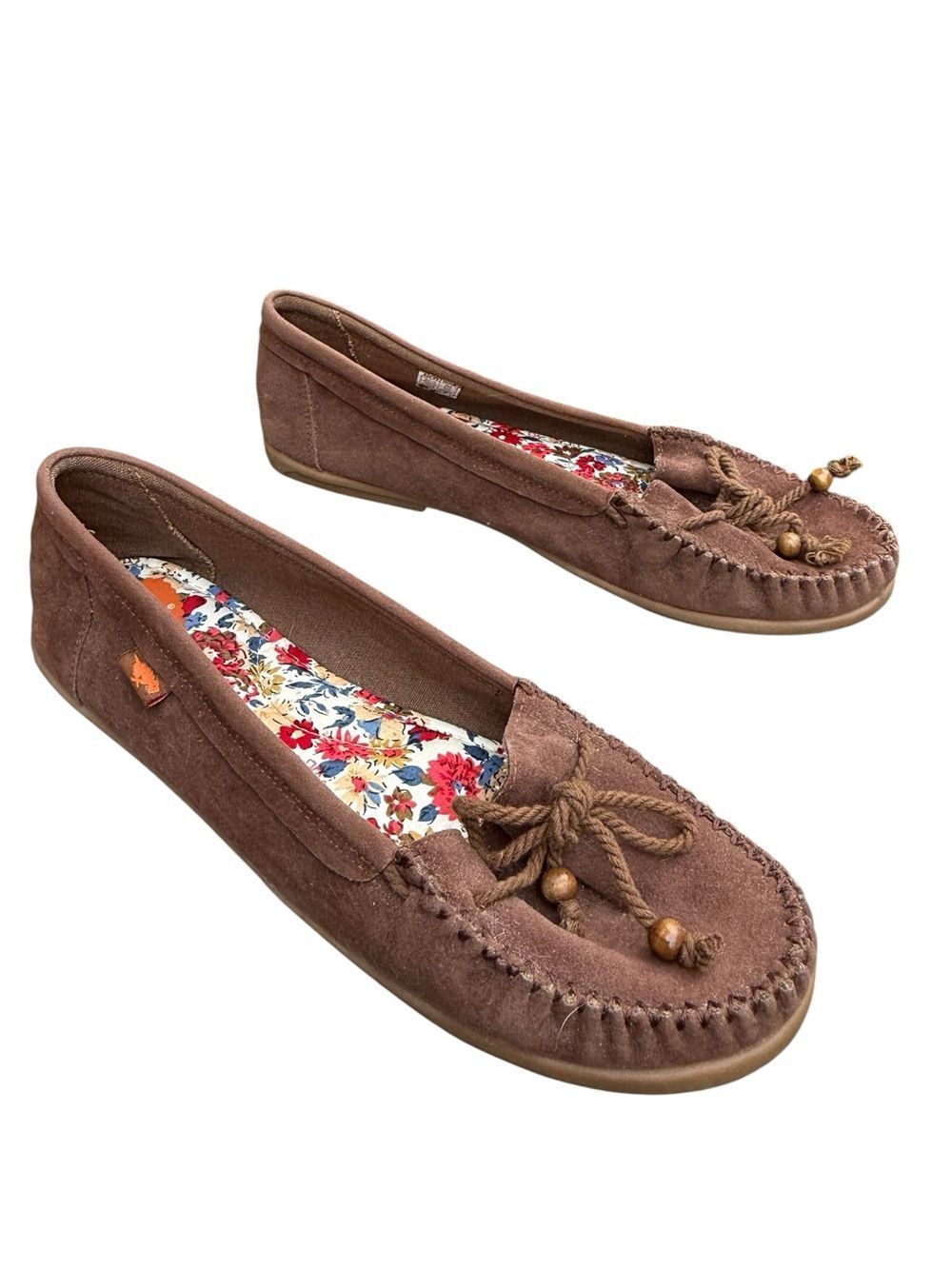 Rocket Dog Moccasin Loafer Shoes Womens Size 11 Brown Faux Suede Comfort